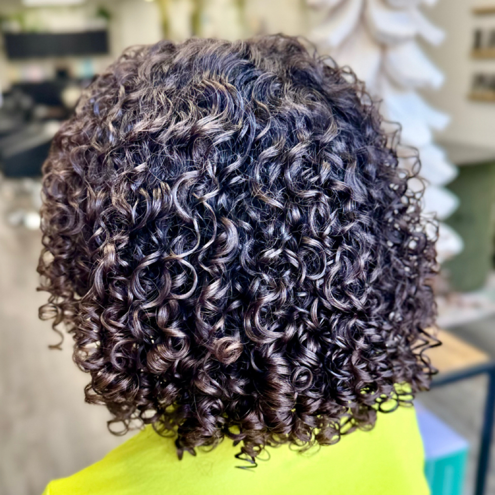 Natural Curl Enhancing Style at Sarah Holtz in Olney, IL