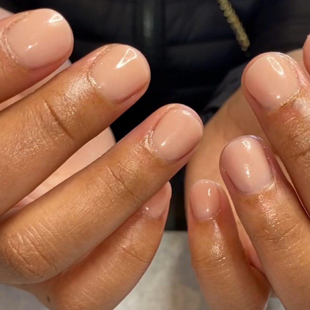 Natural Nail Overlay at Nailzbymii Parlor in Augusta, GA