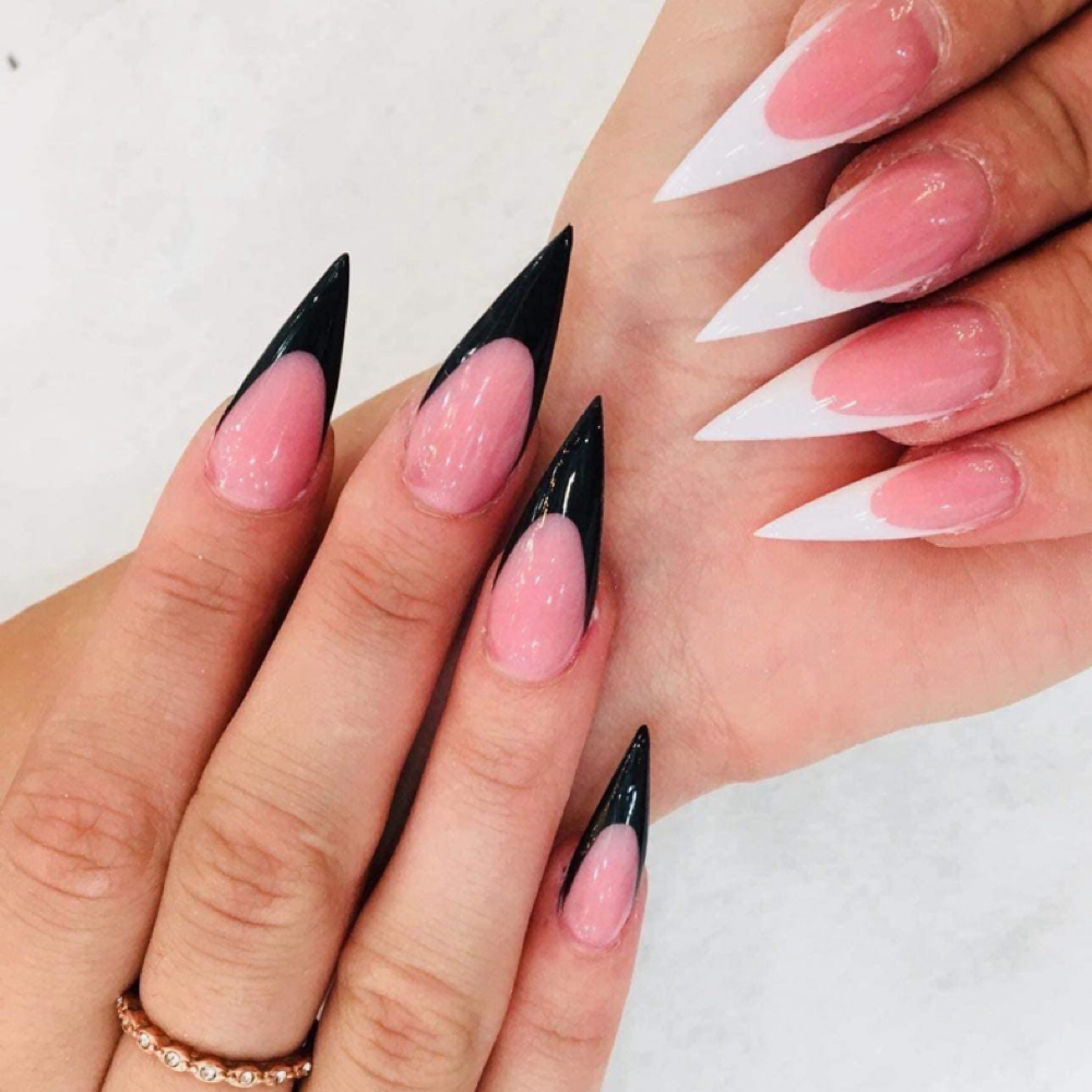 Deep French Tip Or Gel Polish Ombré at Tipz N Toez Nail Studios LLC in Arizona, AZ