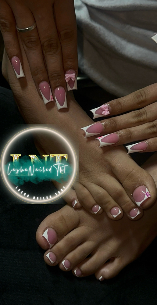 Acrylic Nail & Toe Combo