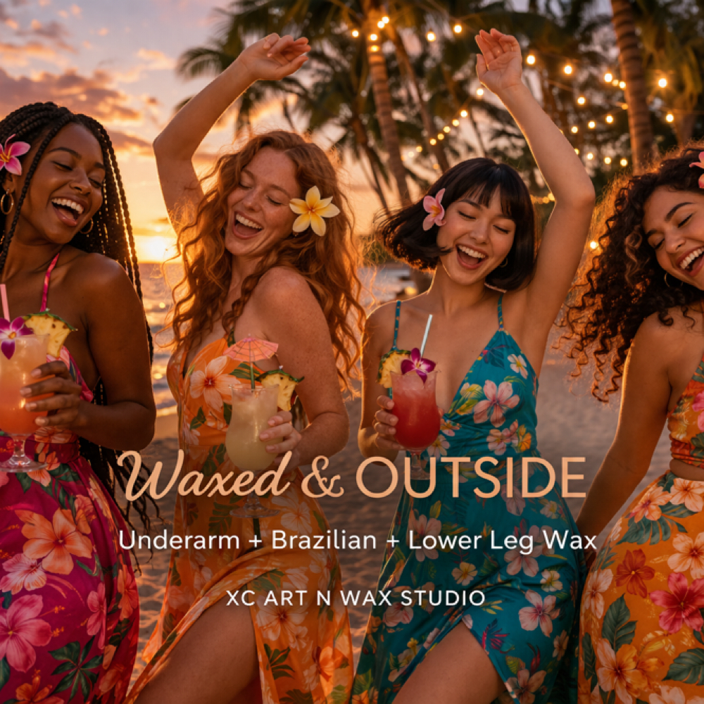 🌻🍯 Waxed & OUTSIDE🌈🧡 at XC Art N Wax Studio in Charlotte, NC