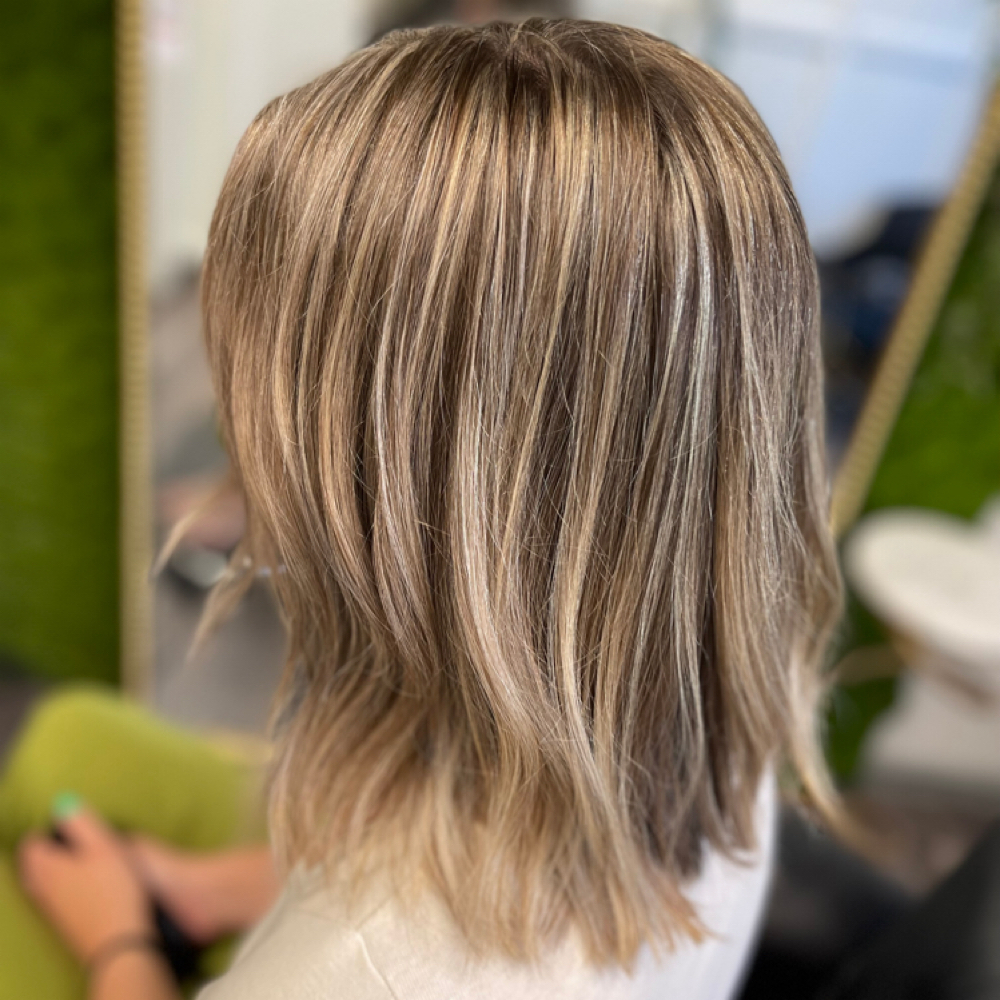 Partial Highlight + Cut at The Crown Room LLC in Westminster, MD