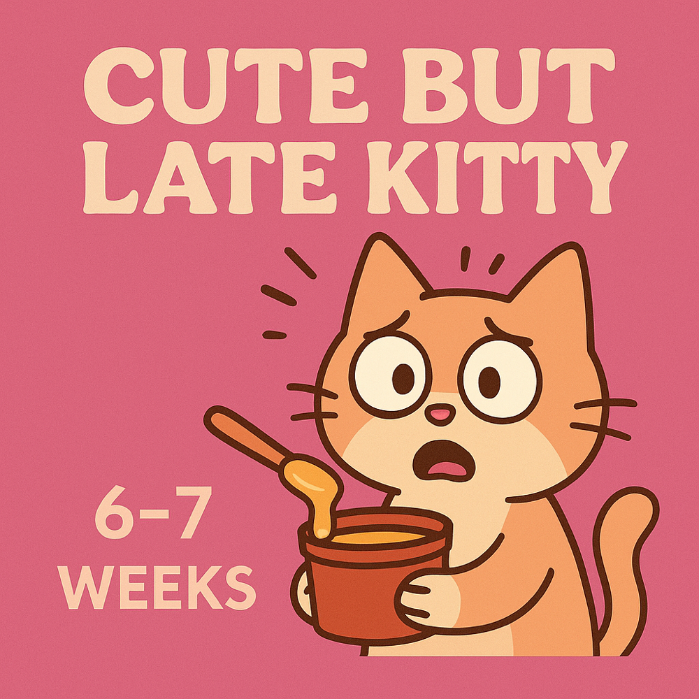 Cute, but Late 🙃 6-7 Weeks Wax