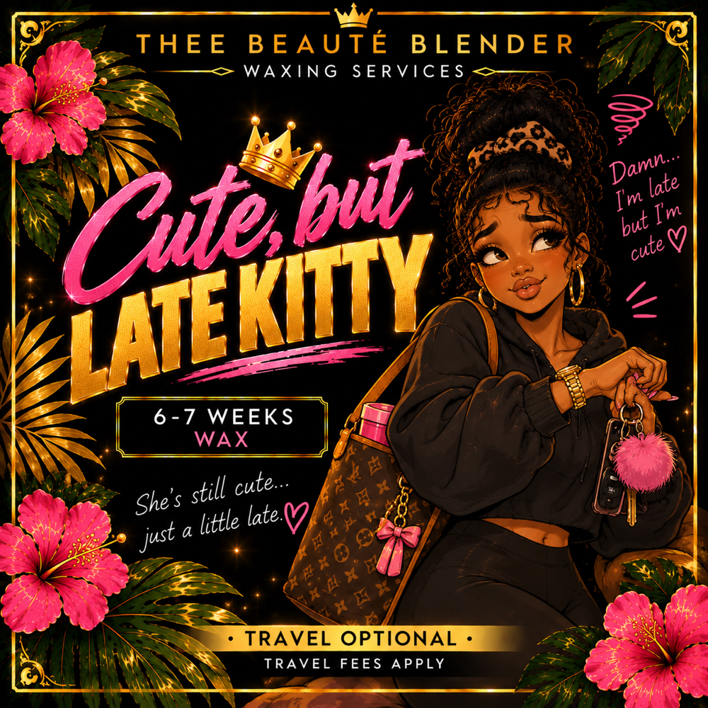 Cute, but Late 🙃 6-7 Weeks Wax at Thee Beaute Blender in Shreveport, LA