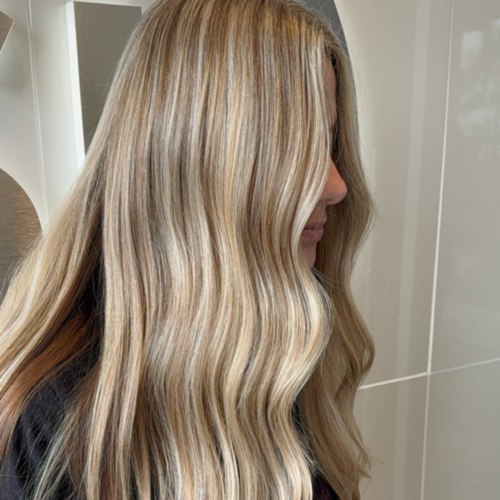 Heavy Partial Balayage at Sincerely Sami in Richmond, TX