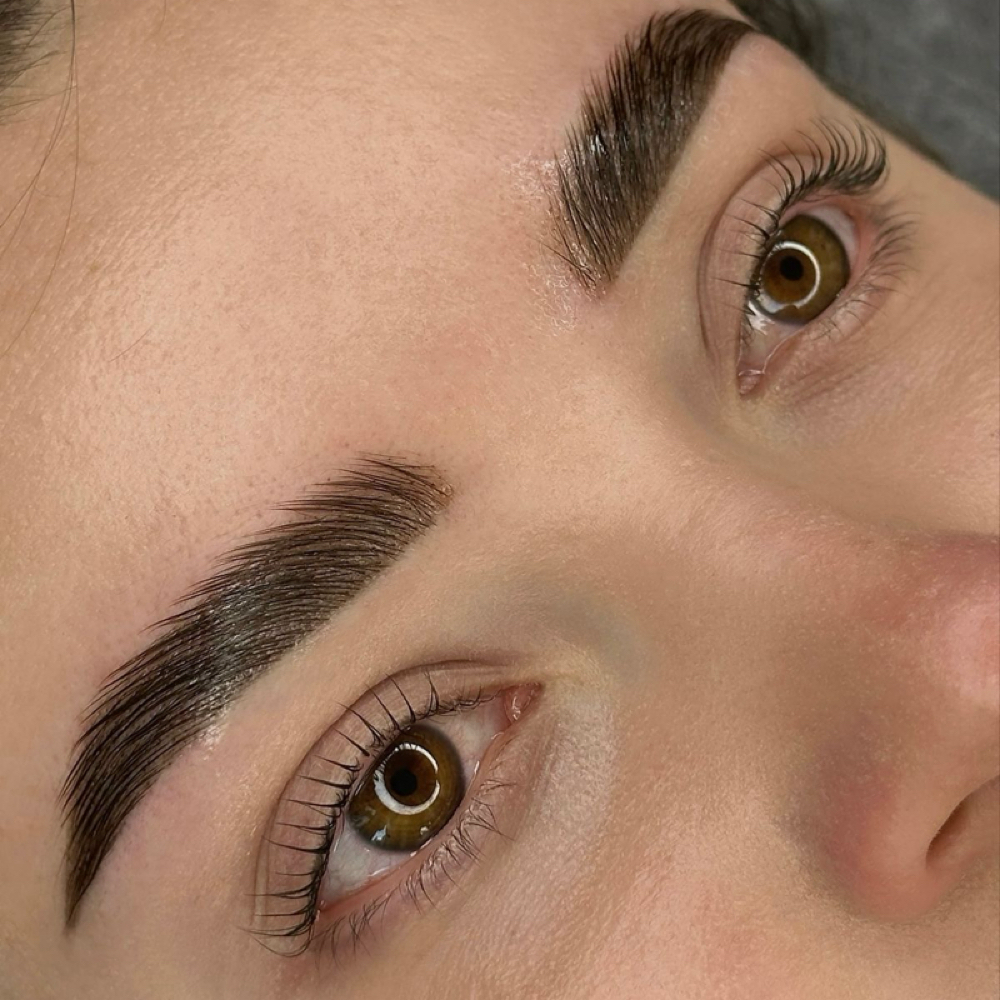Brow Lamination + Tint + Shape at Kamiglow beauty in WURTSBORO, NY