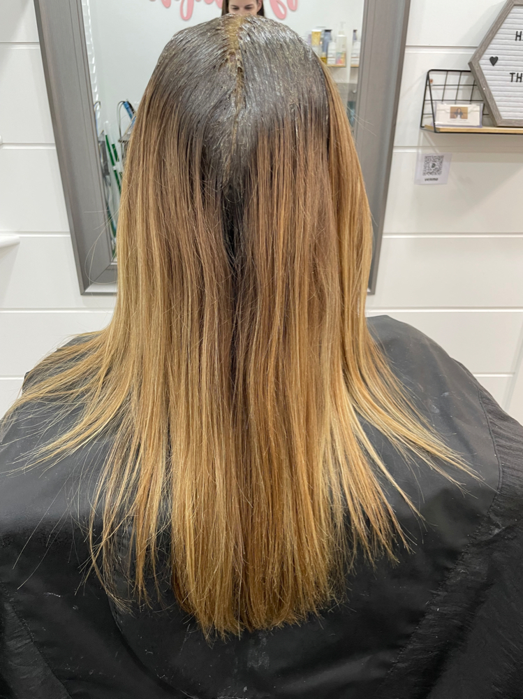 Darker Root/Grey Touch up