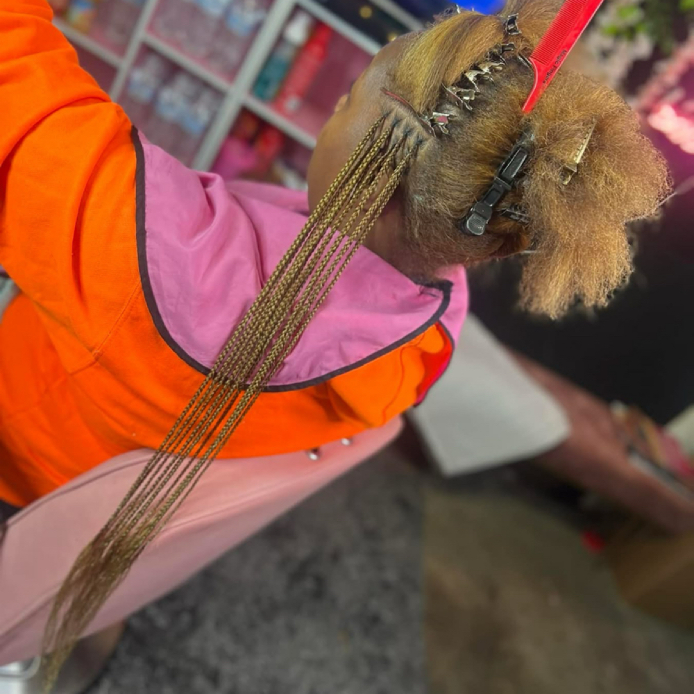 Xsmall Braids at Mejko braid studio in Long Beach, CA