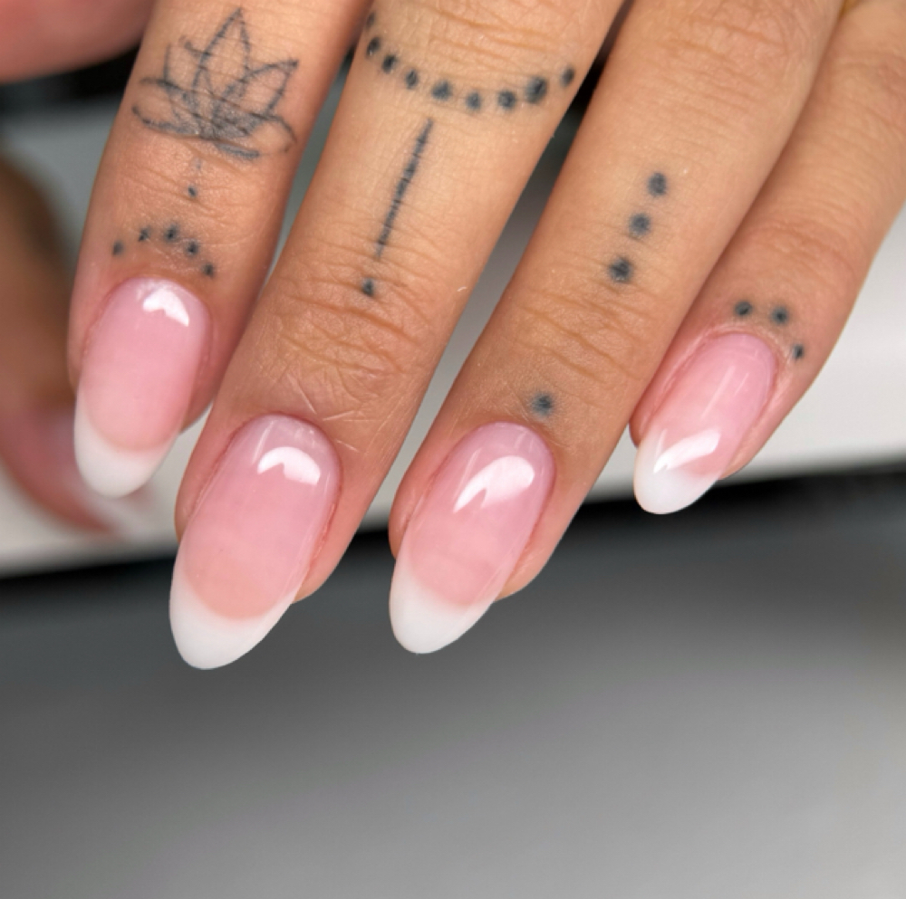 Hard Gel Manicure at Delcy nail atelier in Milwaukee, WI