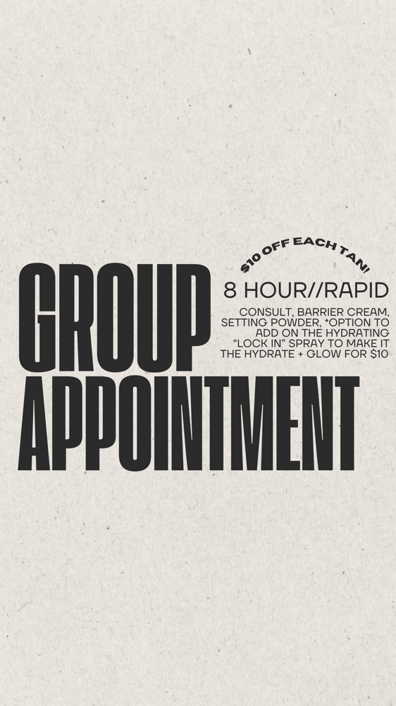 Group Appointment ($15 Off Pp)