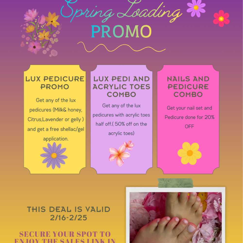 LUX Pedicure PROMO at Tips n' Tea in Midland, TX