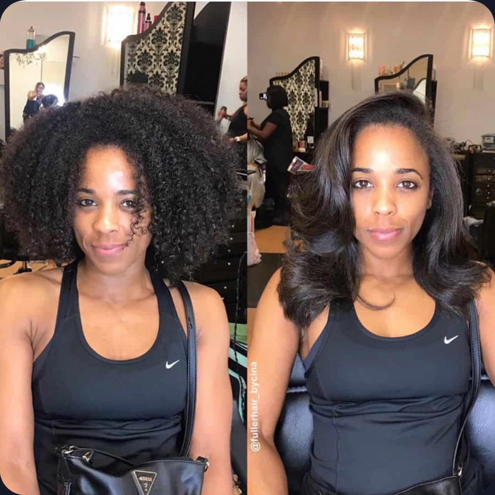 Silk Press at Gigi Beauty Bar in Plantation, FL