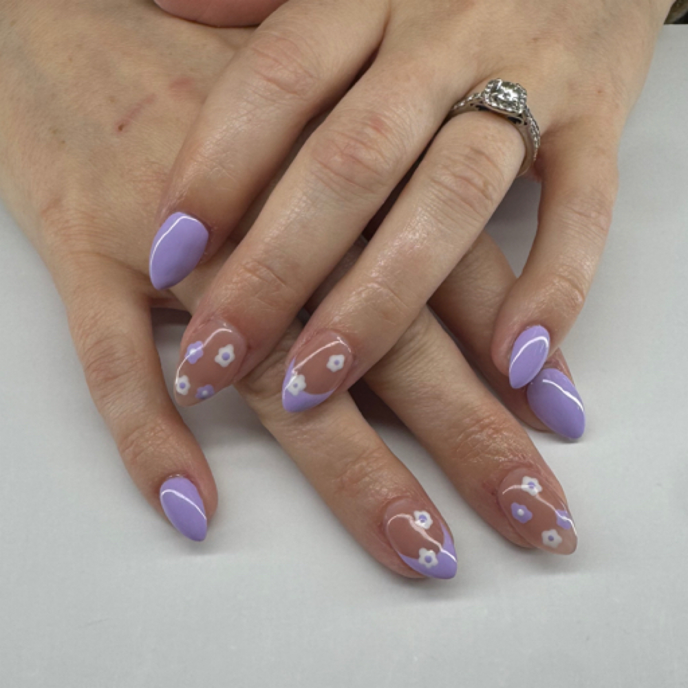 Short Acrylic Full Set at GlammbyGabb x LivsNailLounge in Monroe, OH