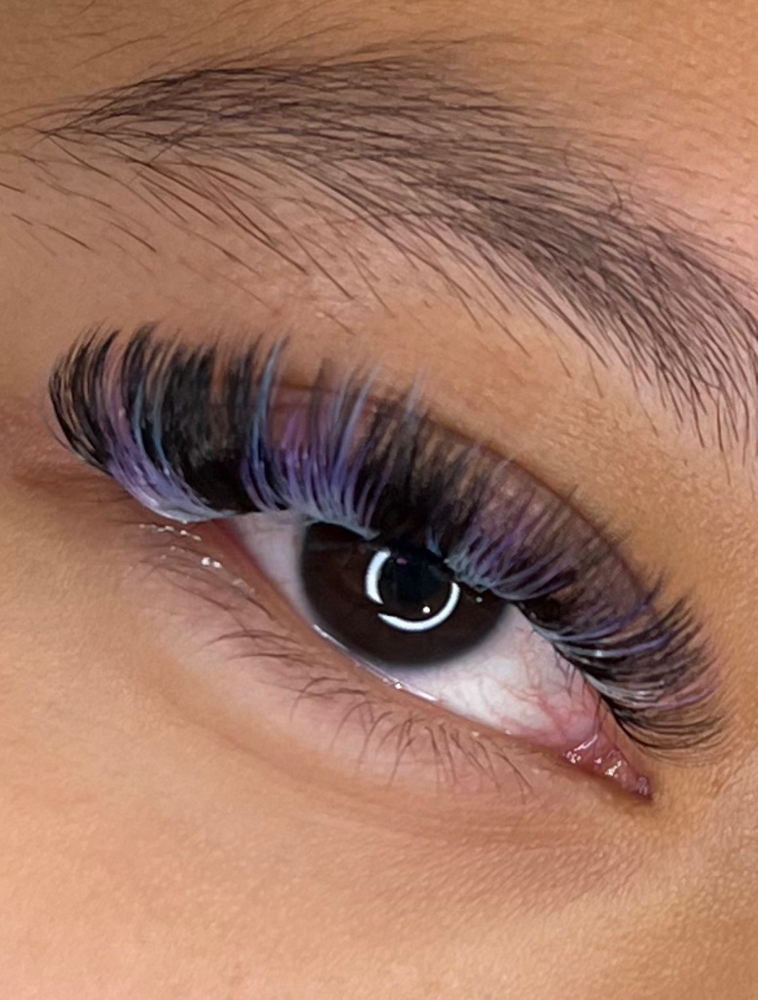 Colored Lashes (Add on) Per Color