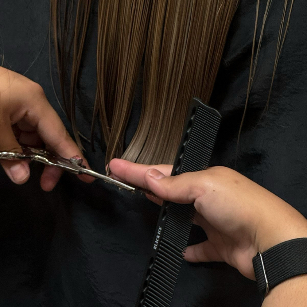 Add on haircut *with color service* at Boujee Blondes | Anna Brunson in Pleasant Grove, UT