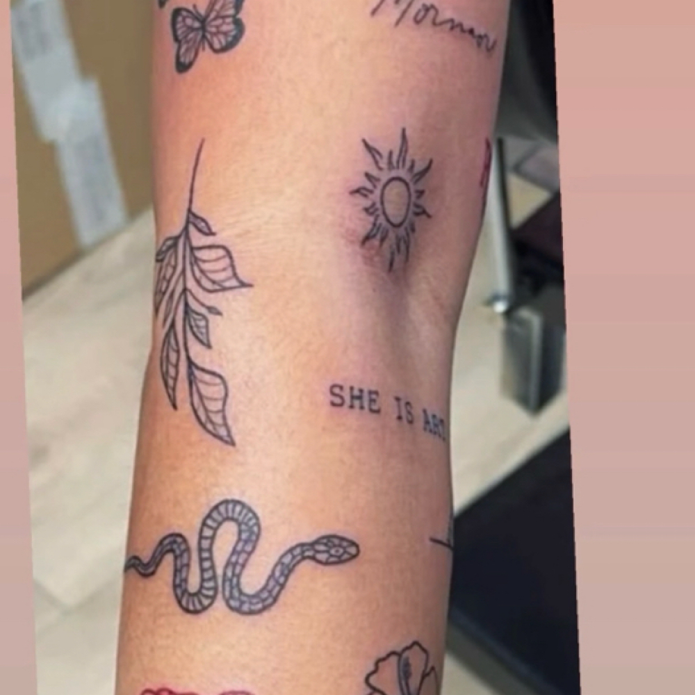 PATCH SLEEVE at Nebu Piercings & Tiny Tattoo Studio in Pacifica, CA