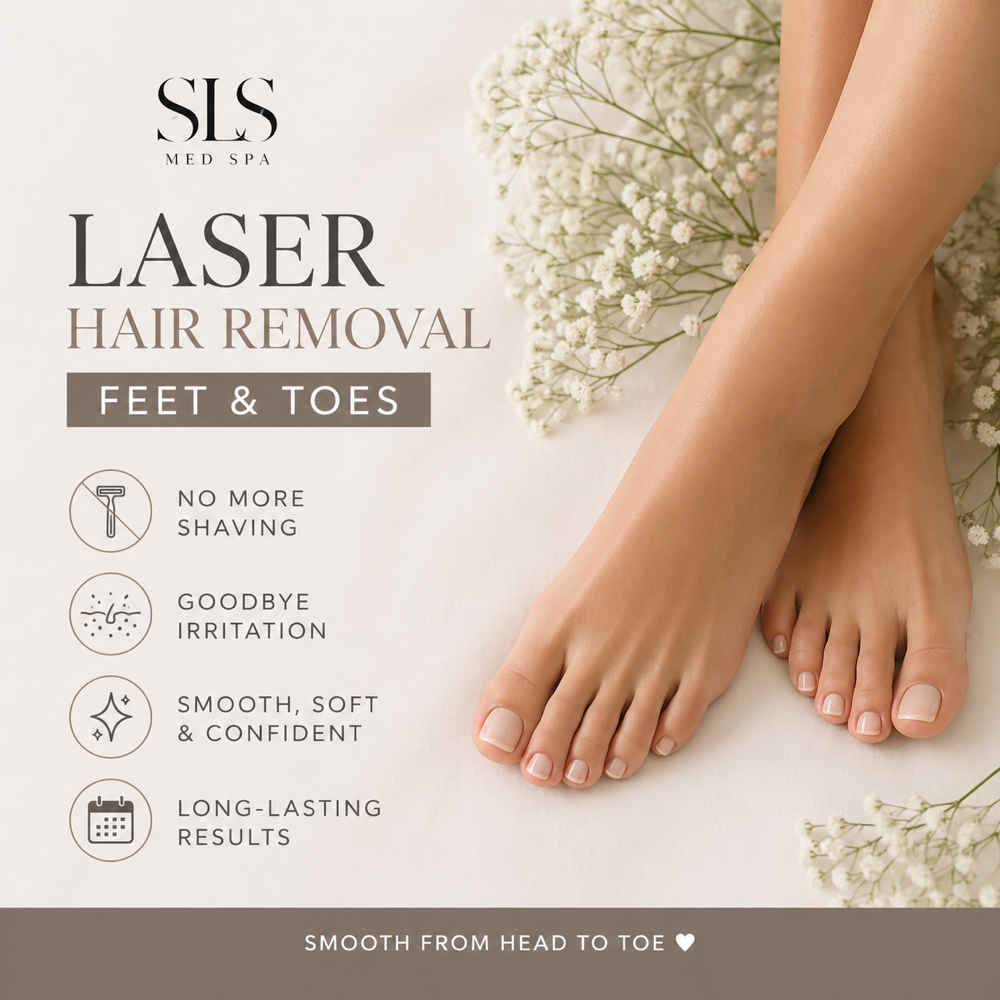Feet Laser (single session) at SLS Laser Medspa in Ontario, CA