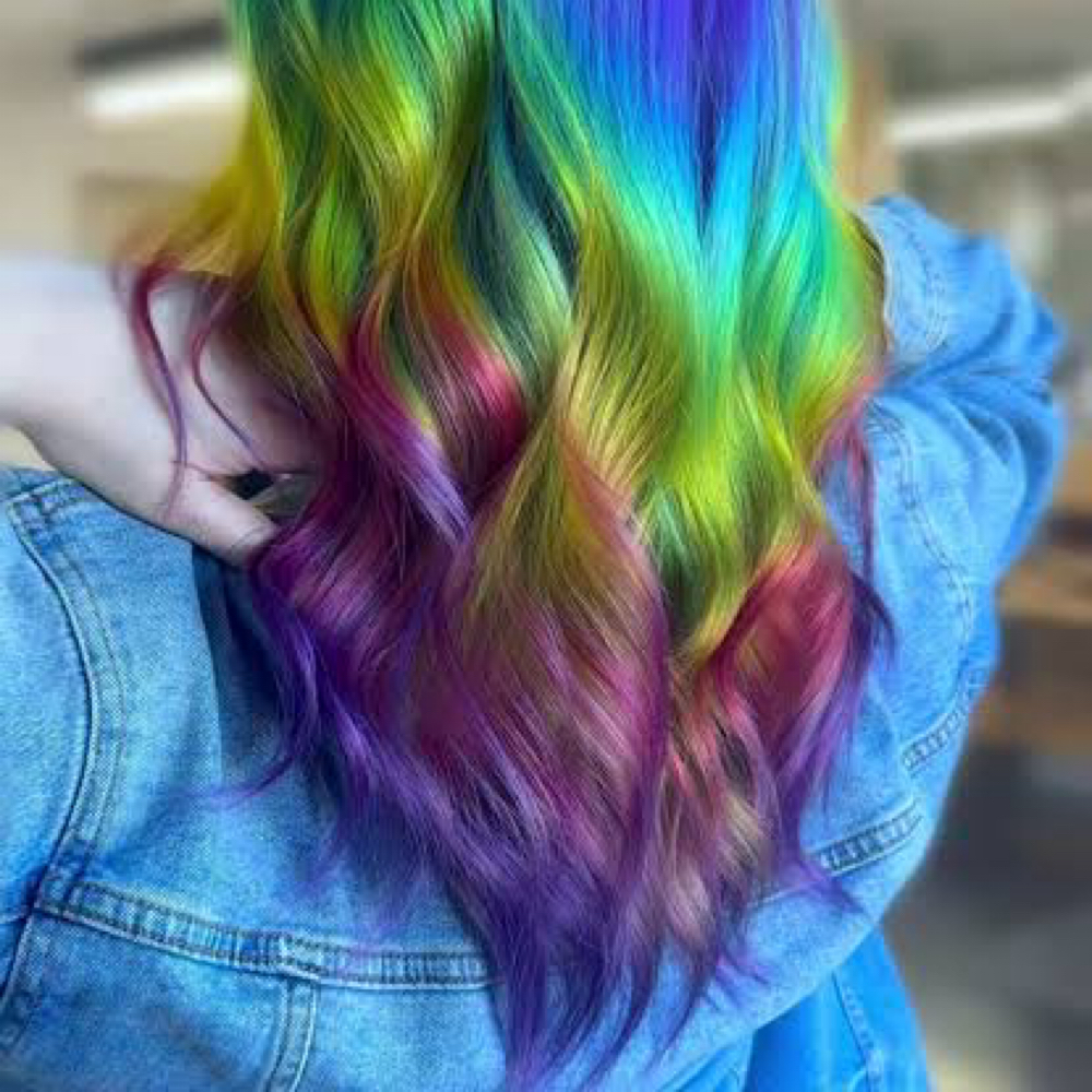 Vivid Hair Color Refresh at Rumours Hair Studio in Dayton, OH