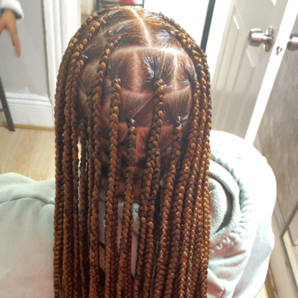 Knotless Box Braids at Only Braids RI in North Providence, RI