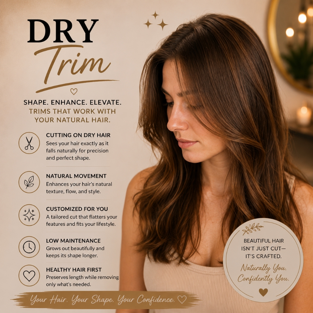 Dry Trim at Regina's Hair & Nail Studio in Corning, CA
