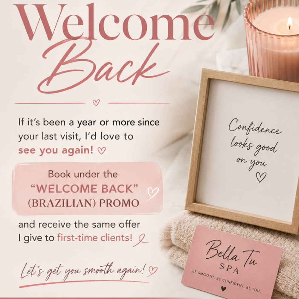 Welcome back at Bella Tu "Beautiful You" in Gulfport, MS