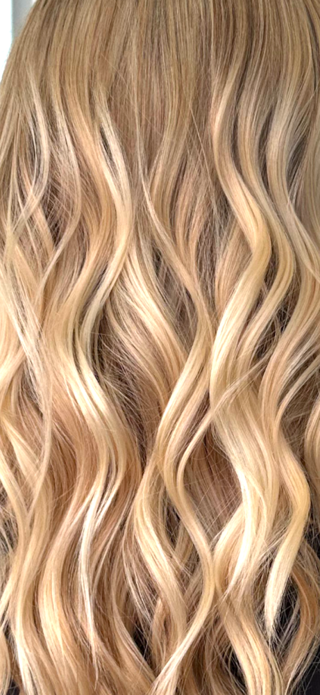 full foil/balayage & haircut at BLOOM STUDIO in East Providence, RI