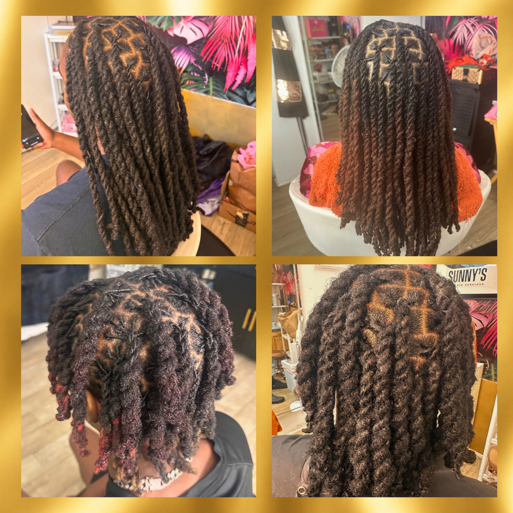 Two Strand Twist at Sunny’s Organic Services in Beaumont, TX