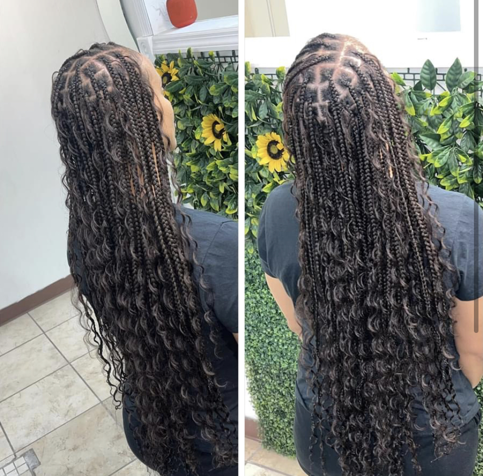 Medium Bohemian Knotless (butt )