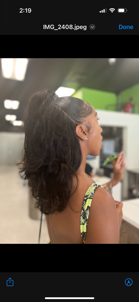 Half Up Half Down (Touch Up)
