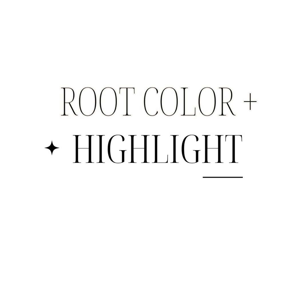 Root Color + Highlights