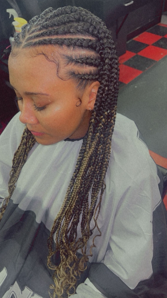 Large Half Feed In Half Knottless