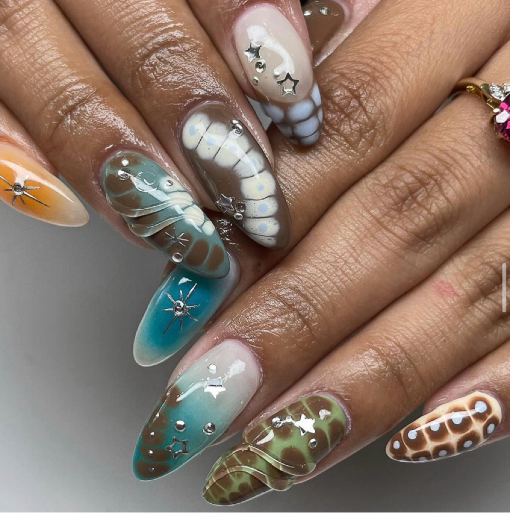Gel-x Tier 3 Nail Art at Pinkkberrystudio in Taylorsville, UT