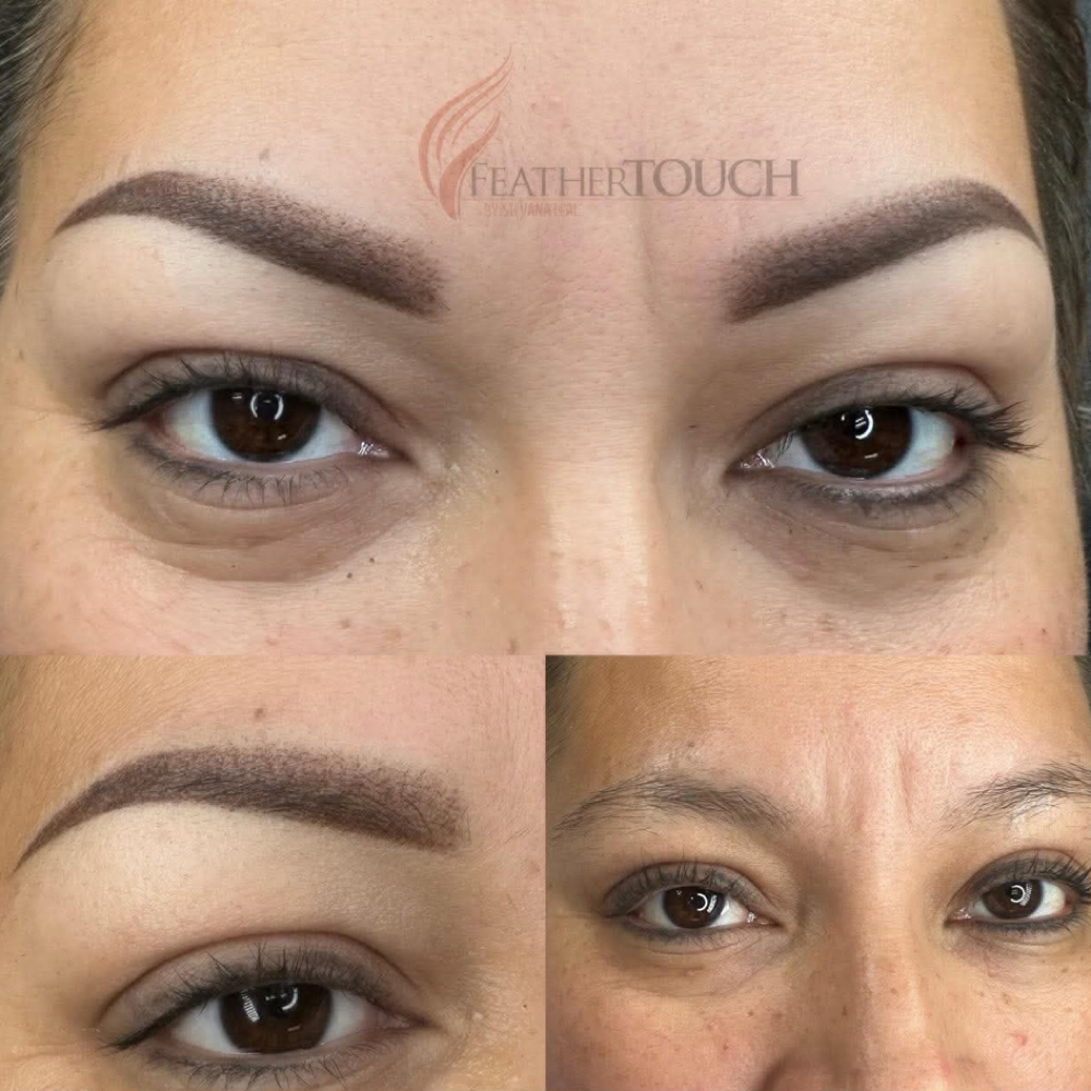 Cejas Estilo Polvo Muy Naturales. at Feather Touch Permanent Makeup Spa in Kernersville, NC
