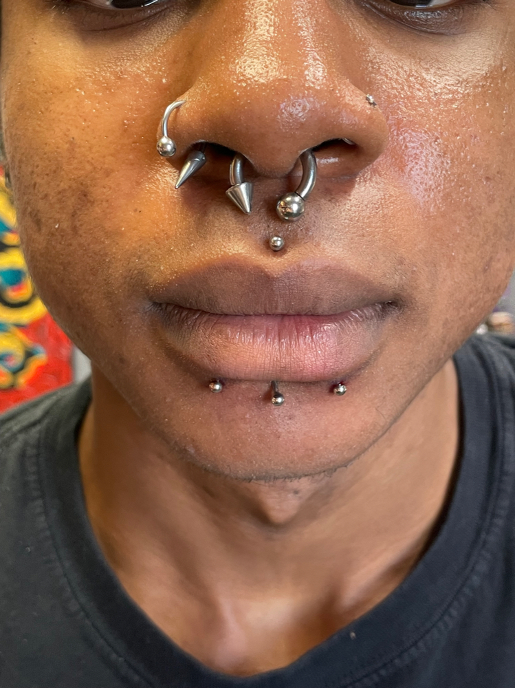 Labret Lip Piercing
