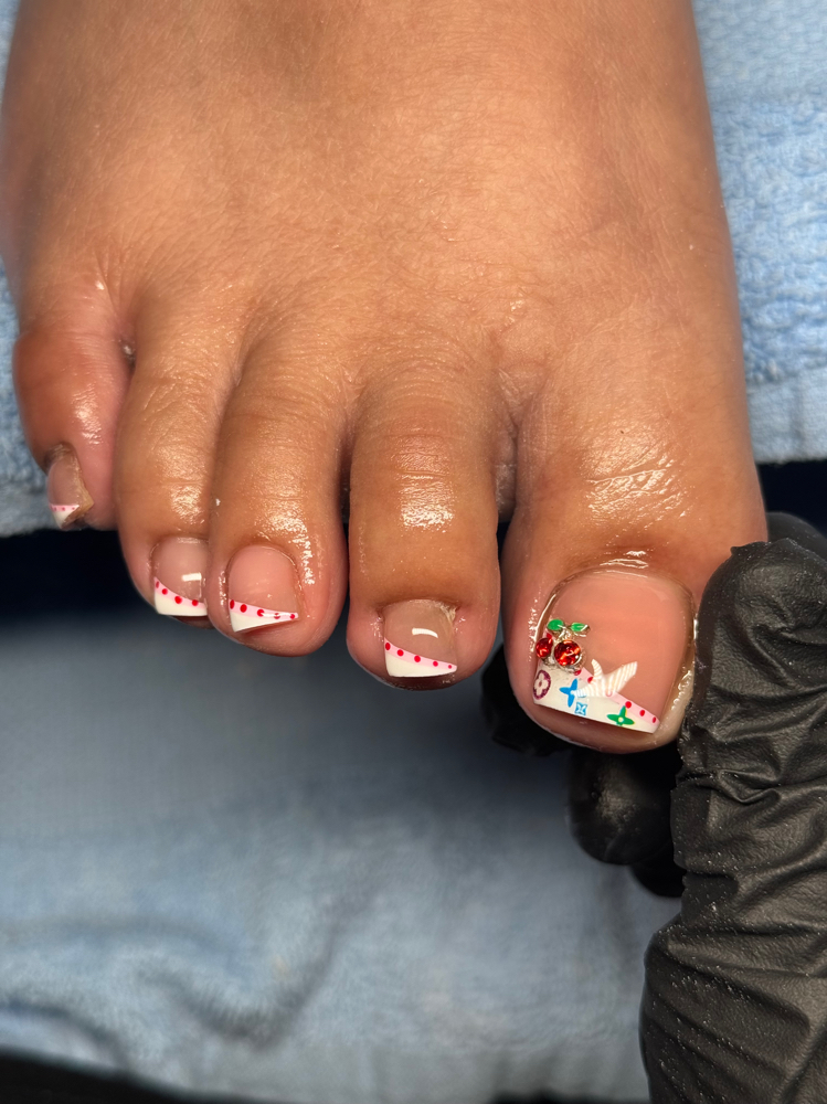 Dry Gel Toe Pedicure