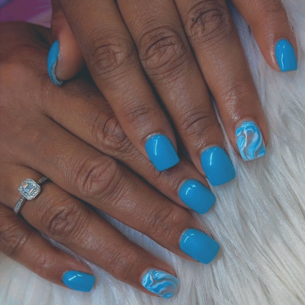 Natural Nails at DeriB On The Nailz in Roanoke, VA