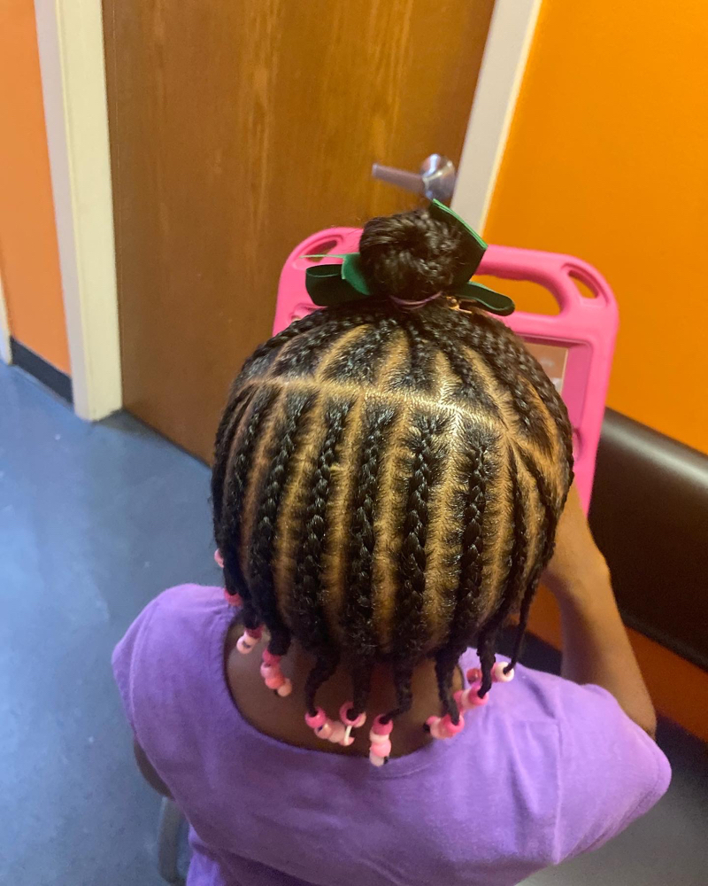 Kids Scalp Braids (No Hair Added)
