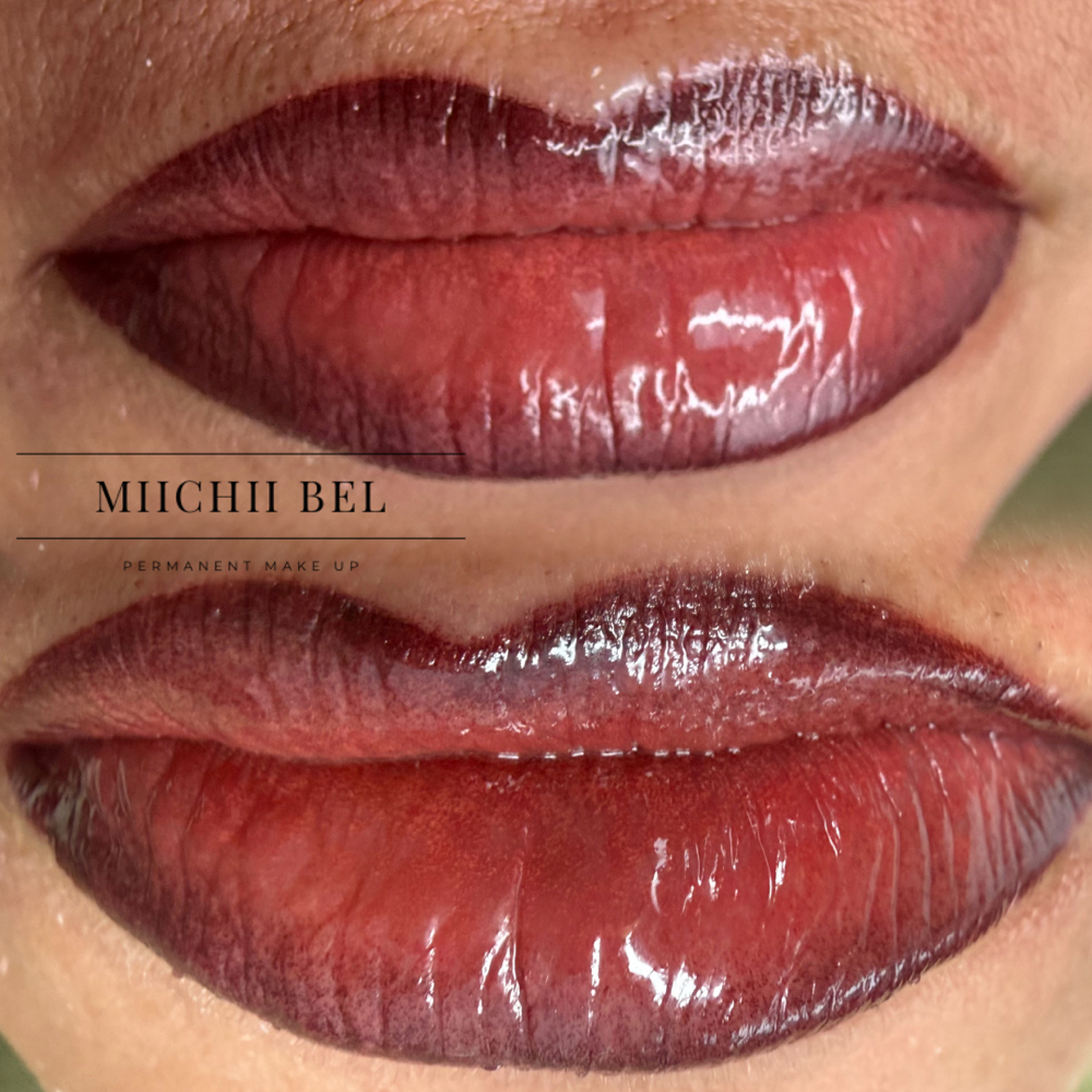 Ombre Lip Liner at Miichii Bel Brows in van nuys, CA