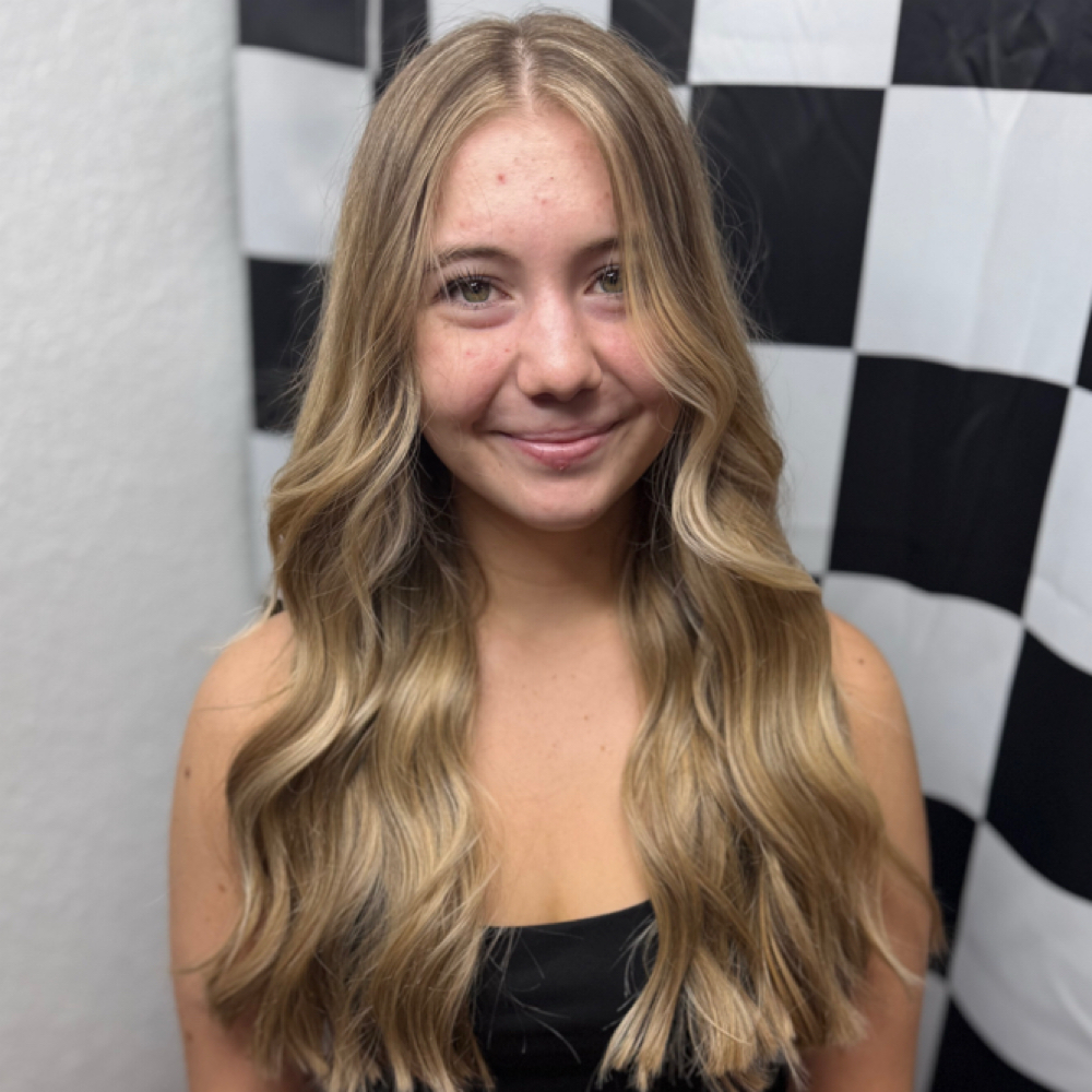 Mini Foil / Money Piece at Hair By Alyssa in Plant City, FL