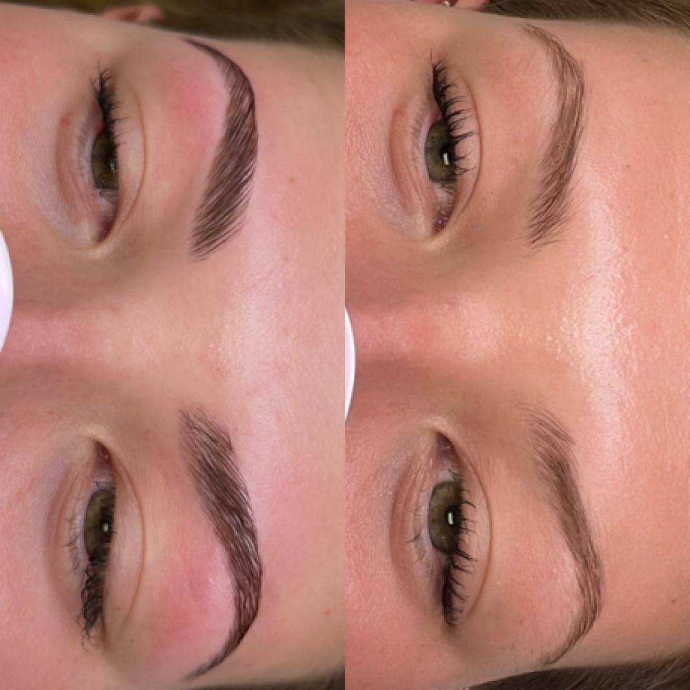 Brow Lamination + tint at american.beauty hair studio in Diamond Springs, CA