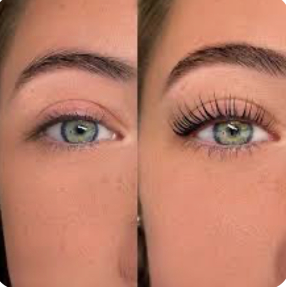 Lash lift and tint
