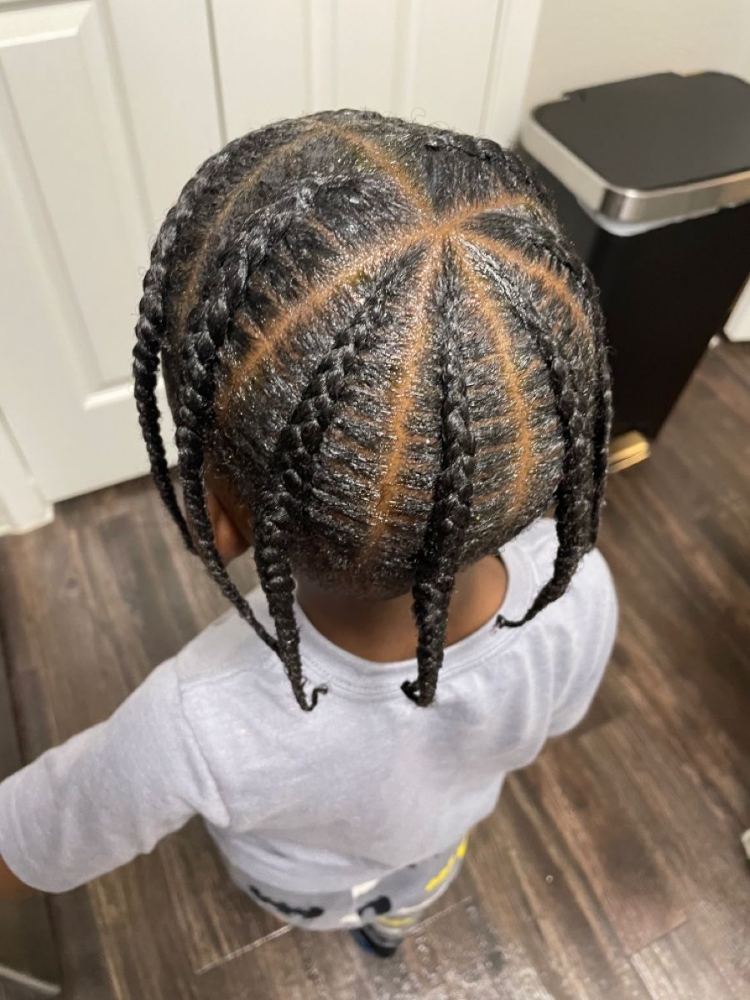 Kids Full Head Braids✨️