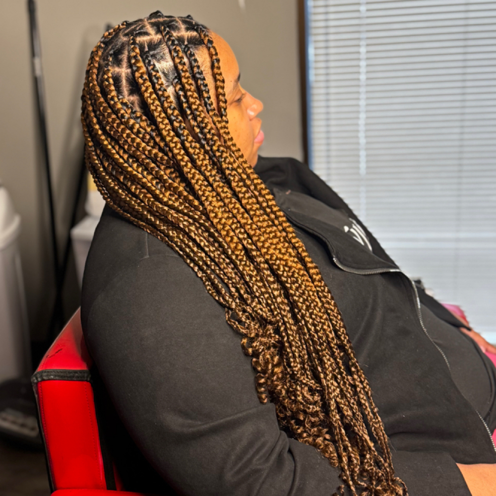Large knotless Braids at Kyra D. The Stylist LLC in Hoover, AL