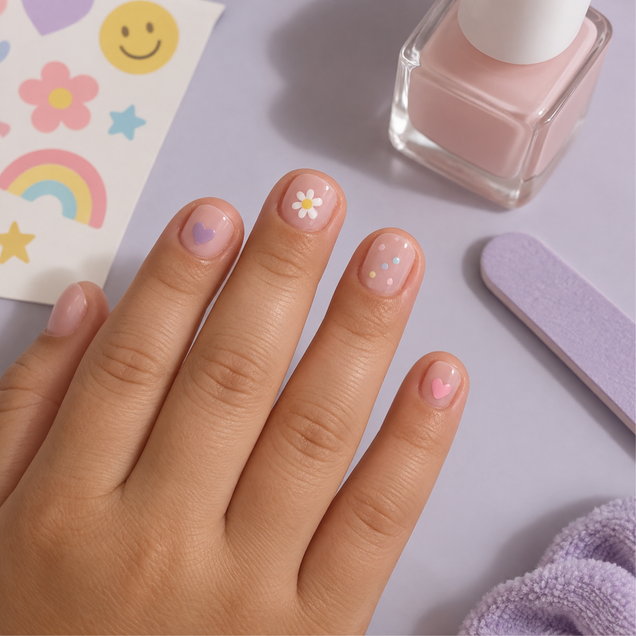 Kids Manicure at Bijou Nail Bar in Lithia, FL
