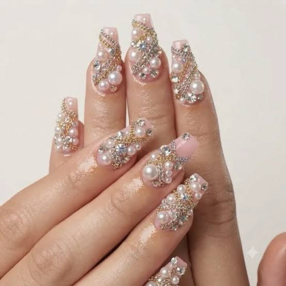 Crystal Junk Nail (1-2 Nails) at Bombshell Aesthetics in Monaca, PA