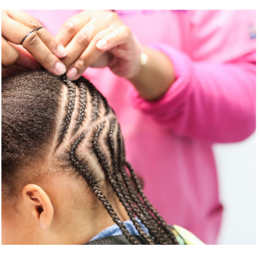 Scalp Braids Ages 1-14 at Just 4 Girls Salon in Marietta, GA