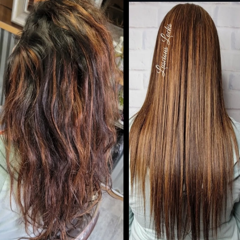 Keratin Smoothing Treatment at Luscious Locks SD in San Diego, CA