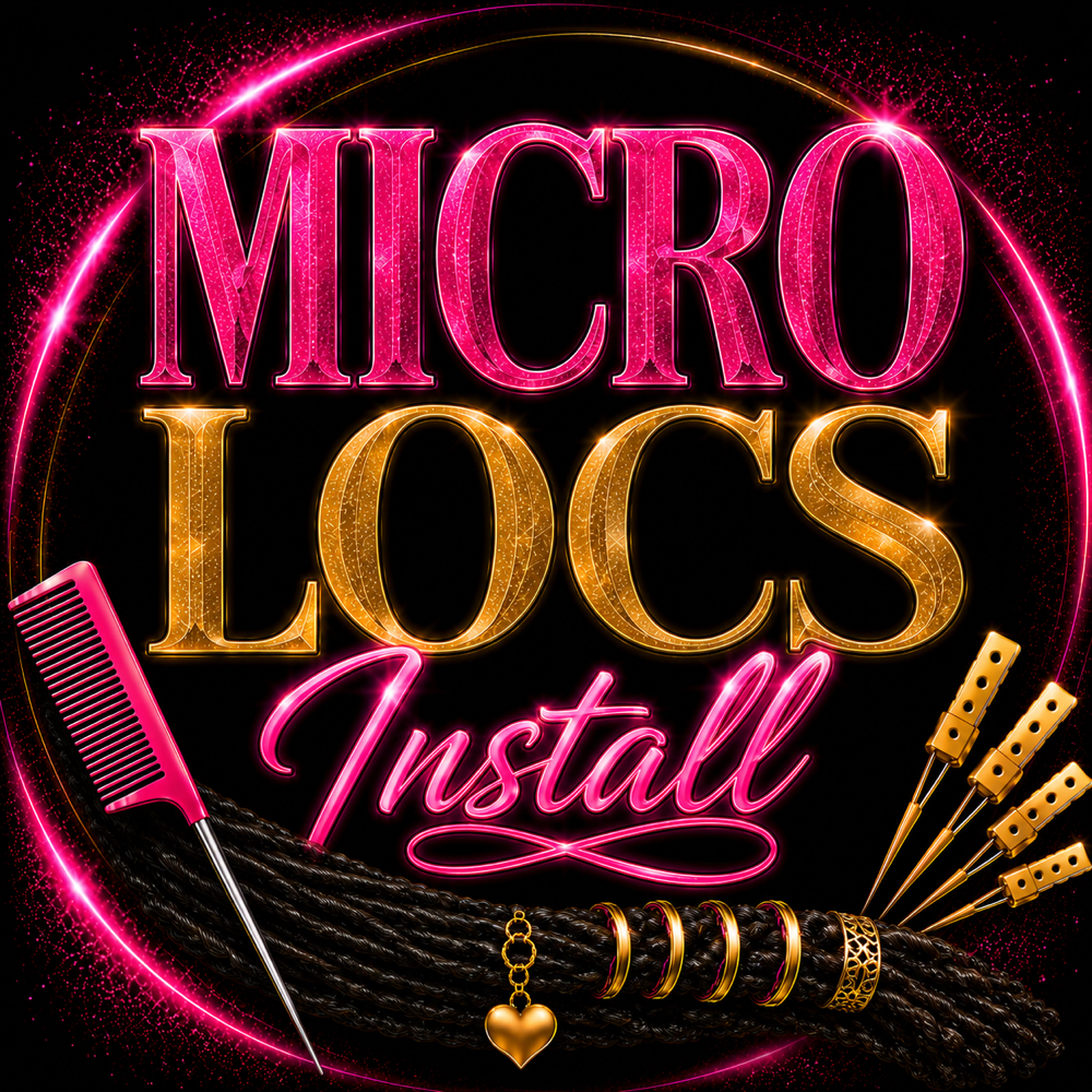Natural Micro Locs at Vbweavin Collection in Byram, MS