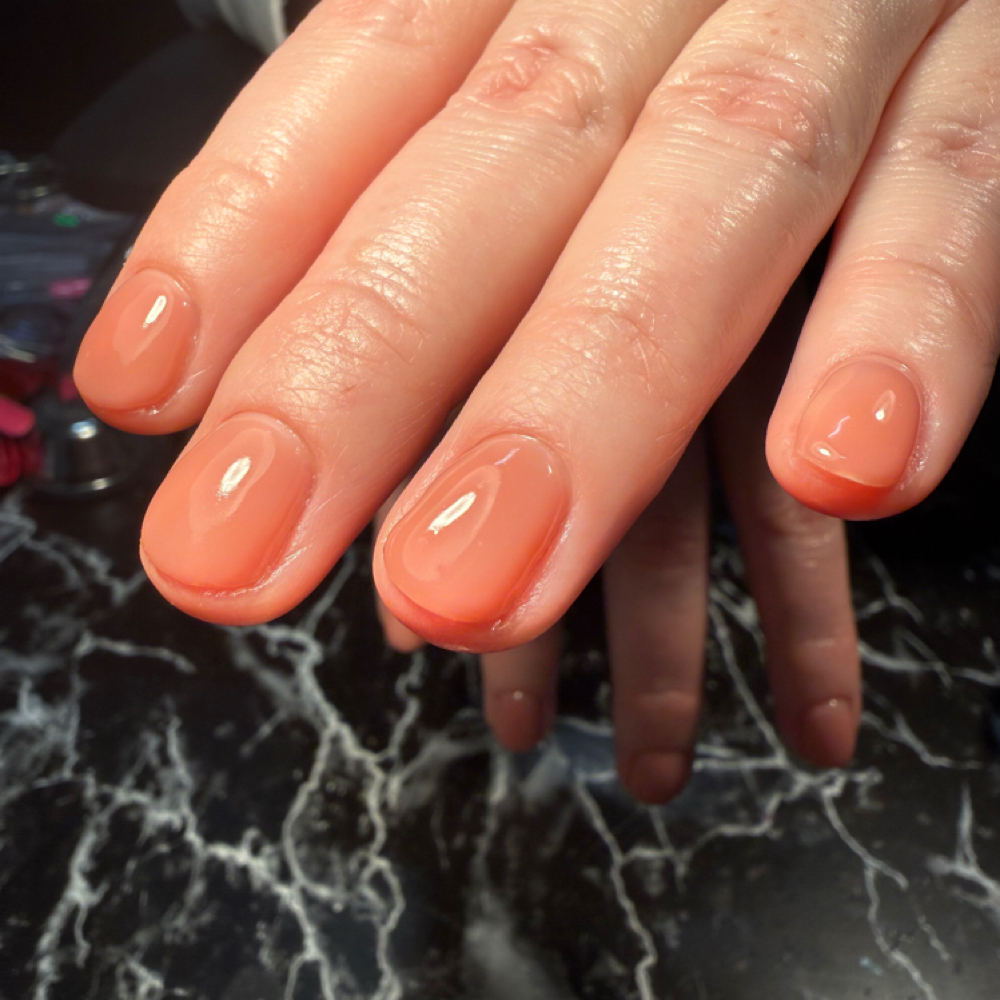 Hard Gel Full Set at the cure nail studio in Eagan, MN