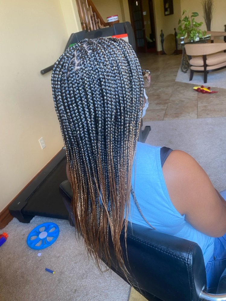 Medium Box Braids